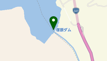 塚原ダムの地図画像