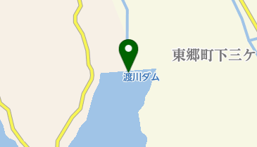 渡川ダムの地図画像