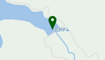 広沢ダムの地図画像