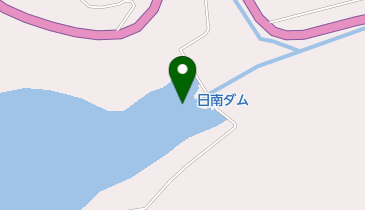 日南ダムの地図画像