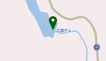 広渡ダムの地図画像