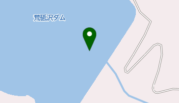 荒砥沢ダムの地図画像