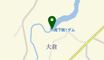 青下第1ダムの地図画像