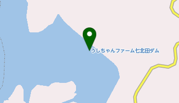 七北田ダムの地図画像