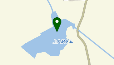 上大沢ダムの地図画像
