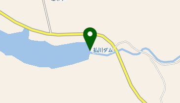 払川ダムの地図画像