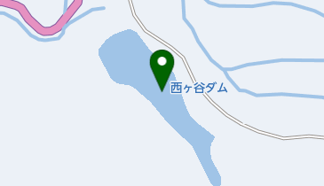 西ヶ谷ダムの地図画像