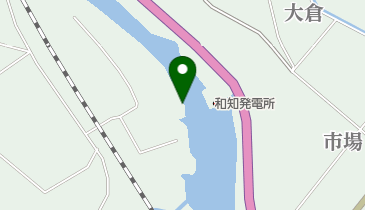 和知ダムの地図画像