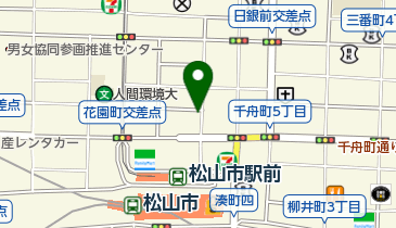 松山美容整体院の地図画像