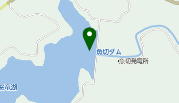 魚切ダムの地図画像