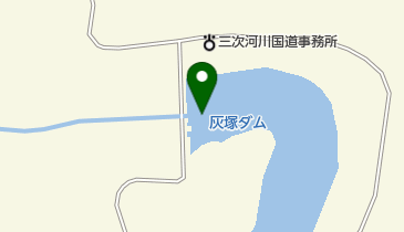 灰塚ダムの地図画像