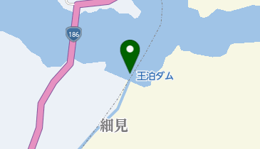 王泊ダムの地図画像