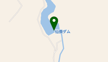 仙養ダムの地図画像