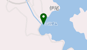 三川ダムの地図画像