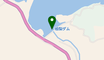 椋梨ダムの地図画像