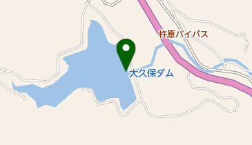 大久保ダムの地図画像