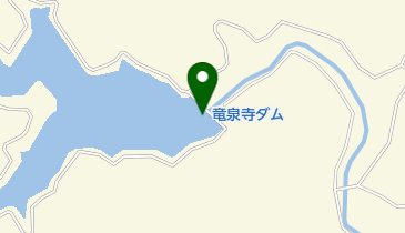 竜泉寺ダムの地図画像