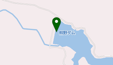 熊野ダムの地図画像