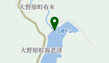 五郷ダムの地図画像