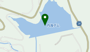 内海ダムの地図画像