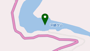 平鍋ダムの地図画像