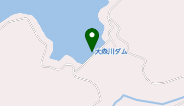 大森川ダムの地図画像