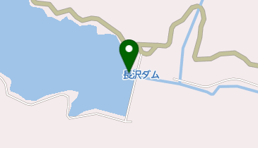 長沢ダムの地図画像