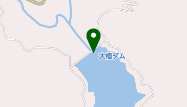 大橋ダムの地図画像