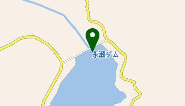 永瀬ダムの地図画像