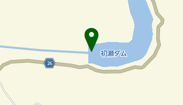 初瀬ダム [別名] 佐渡ダムの地図画像