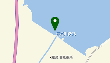 嘉瀬川ダムの地図画像