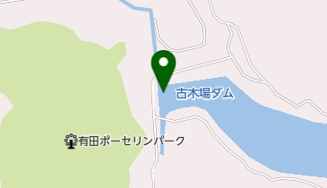 古木場ダムの地図画像