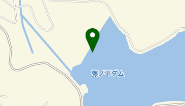 藤ノ平ダムの地図画像