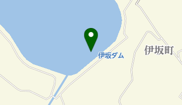 伊坂ダムの地図画像
