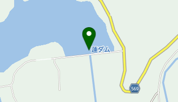 蓮ダムの地図画像