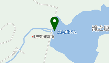 比奈知ダムの地図画像