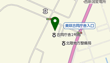 新潟地方気象台 観測予報課の地図画像