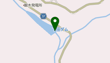 下田ダムの地図画像