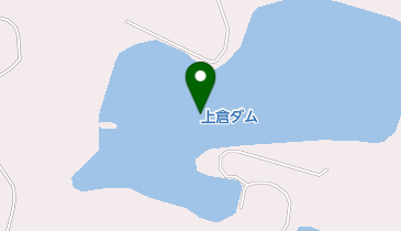 上倉ダムの地図画像