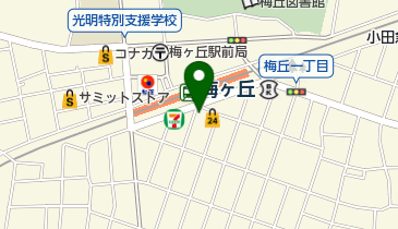 クリーニング スワローチェーン 梅丘店の地図画像