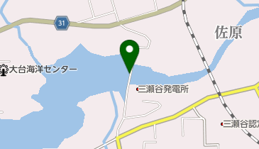 三瀬谷ダムの地図画像