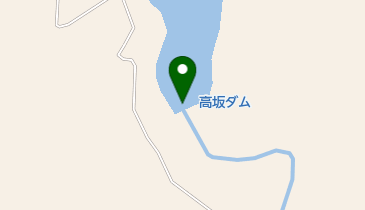 高坂ダムの地図画像
