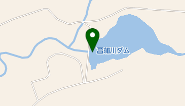 菖蒲川ダムの地図画像