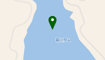 前川ダムの地図画像
