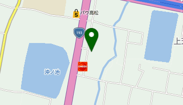 ヒサモト高松店の地図画像