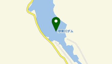 厚東川ダム(小野湖)の地図画像