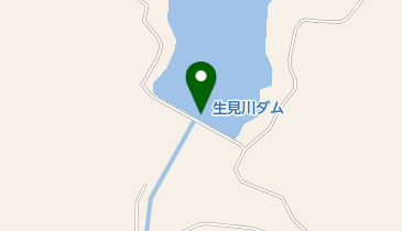 生見川ダムの地図画像