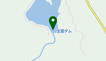 生雲ダムの地図画像