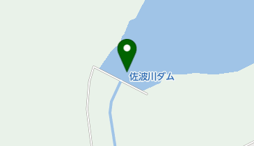 佐波川ダムの地図画像