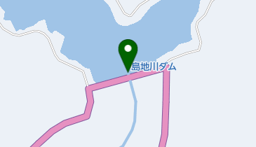 島地川ダムの地図画像